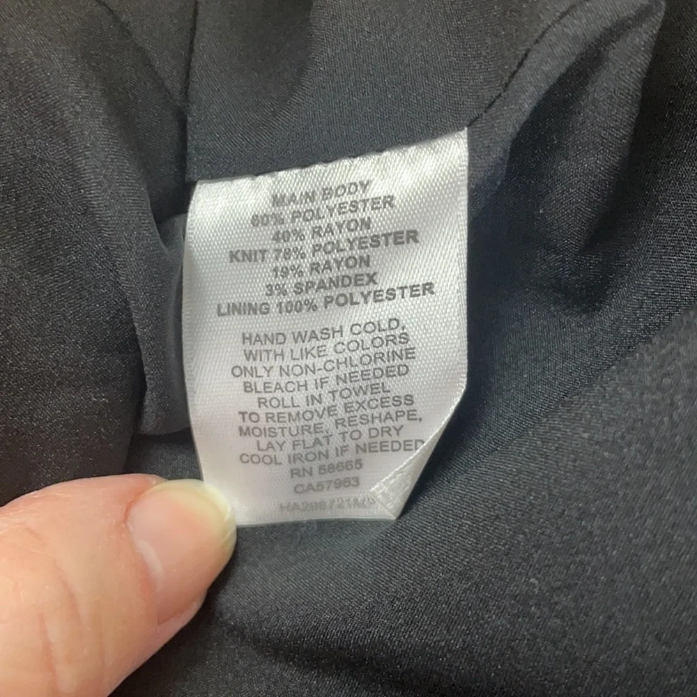 Halogen Gorgeous Tweed Blazer w/Black Trim & Zipper Pockets - Size Small - Picture 13 of 13